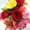 Three Rose Bouquet Garden - Red